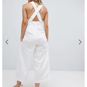 Free People Fara Jumpsuit in White